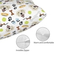 thumbnail image 5 of Cauagu Labrador Retriever Dog Print Pillow Covers with Envelope Closure,1PC Pillow Cases Decorative Pillow Case for Bed & Couch, Pillows Not Included-20"x30", 5 of 6