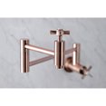 thumbnail image 4 of Kingston Brass KS810ZXAC Millennium Wall Mount Pot Filler Faucet, Antique Copper, 4 of 8