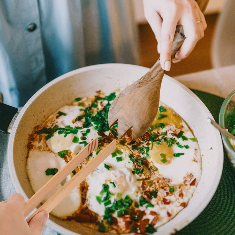 Clip Wooden Food Tongs Tweezers Kitchen Cooking Tongs Spaghetti