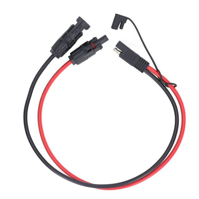 SAE PV Connector Cable, Waterproof Solar Panel To SAE Adapter Cable Widely 10AWG 0.60m Insulation for Solar Devices