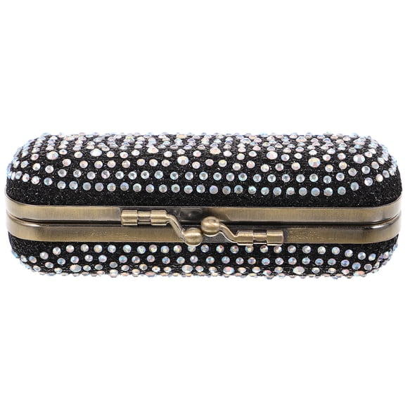 OFFIGAM Vintage Style Multi-Functional Lipstick Holder with Mirror, Alloy Material Makeup Case