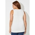 thumbnail image 2 of Catherines Women's Plus Size Petite Dream Drape Timeless Tank, 2 of 3