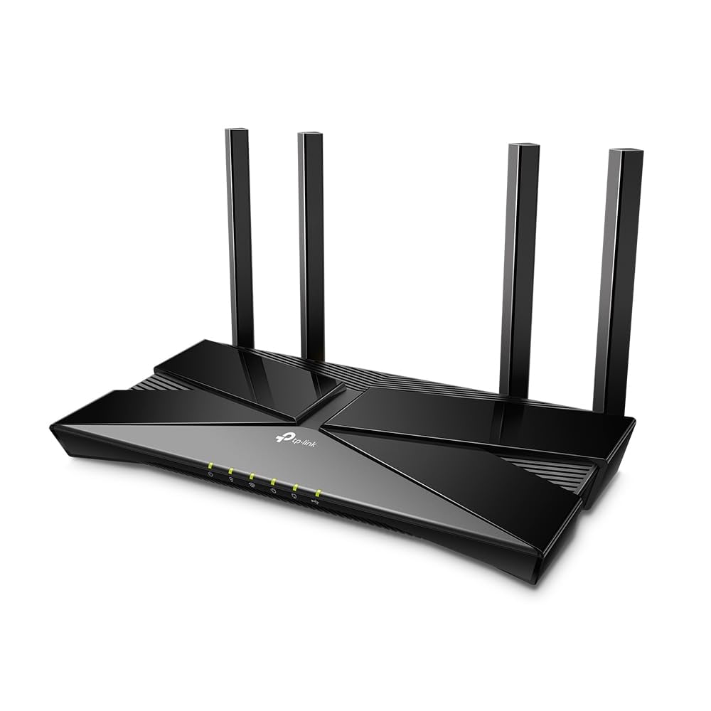 Restored : TP-Link - Archer AX3000 Pro Dual-Band Wi-Fi 6 Router - Black (Refurbished)