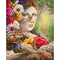 thumbnail image 2 of Ferraro 26x32 White Modern Wood Framed Museum Art Print Titled - The Realm that Beckons Me, 2 of 4