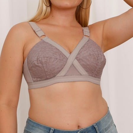 

ERTUTUYI Ladies Women Plus-Size Without Underwire Lace Underwear Bra