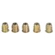 thumbnail image 1 of 50 piezas de insertos roscados Yashi Aleación de zinc M6, 1 of 5