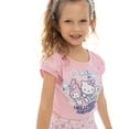 thumbnail image 3 of Hello Kitty Toddler Girl Graphic Top and Printed Tiered Skirt Set, 2-Piece, Sizes 12M-5T, 3 of 4