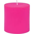 thumbnail image 1 of Zest Candle Pillar Candle, 3 by 3-Inch, Hot Pink, 1 of 4