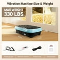 thumbnail image 6 of DMBOH Vibration Plate Exercise Machine with Loop Bands and Remote Control for Ab & Core Toning, 6 of 10
