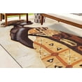 thumbnail image 3 of Non Slip Rug, Ethnic Woman Rug, Ethnic Rug, Brown Rug, Gift For Him Rugs, Girl Room Rugs, Home Decor Rug, Modern Rug, 3D Printeds Rug, 5.9'x9.2' - 180x280 cm, 3 of 8