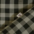 thumbnail image 6 of Woolrich Flannel Check Print Cotton Duvet Cover Set, King/Cal King, Black/Tan, 6 of 6