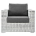 thumbnail image 6 of Modway Convene Outdoor Patio Armchair in Light Gray Charcoal, 6 of 8