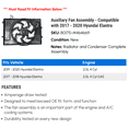 thumbnail image 2 of Auxiliary Fan Assembly - Compatible with 2017 - 2020 Hyundai Elantra 2018 2019, 2 of 2