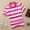 Hot Pink, variant on Lujianch Boys Shirts for Toddler Short Sleeve Stripe Plain Size 6-7 Years