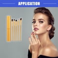 thumbnail image 2 of Vocoste Travel Blending Makeup Brush Set Foundation Contour Concealer Blusher Brush 15.3x2.3cm Gold Tone 5 Pcs, 2 of 7