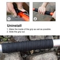 thumbnail image 3 of LJNYFDC Non-Slip Kayak Paddle Covers Kayak Paddle Grips Non slip Wear Resistant Simple Installation Universal Paddle Covers 1 Pair, 3 of 6