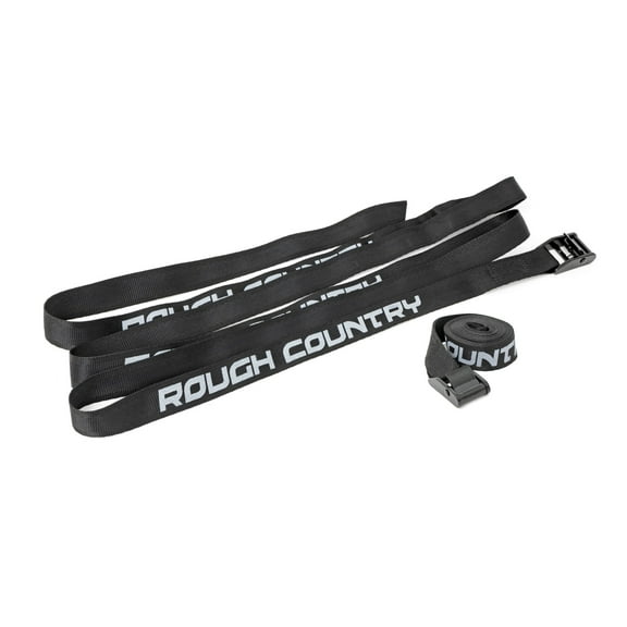 Rough Country Cargo Tie-Down Straps | Cam Buckle | 1" x 9' - 117702A