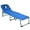 Blue, variant on Gymax Folding Chaise Lounge Chair Bed Adjustable Outdoor Patio Beach Camping Recliner Blue