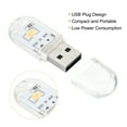 thumbnail image 4 of Uxcell Portable USB Plugin 2 Beads LED Night Light Lamp Stick, Warm White 6 Pack, 4 of 5