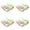 multicolor 4PCS, variant on Wiggly Cat Toy with Bell 3PCS for Pet, One Size, Gray