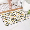 thumbnail image 4 of Cartoon Construction Vehicles Roads Bathroom Rugs Mat,Non Slip Microfiber Bathroom Rug,Rubber Backing,Soft Bathroom Mats for Bathroom Floor,Tub and Shower,17x30in(43x75cm), 4 of 5