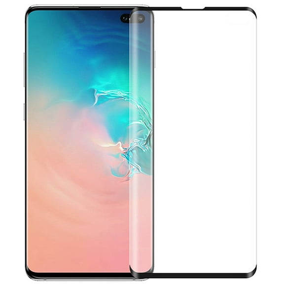 Full Size 3D Curved Hard Tempered Glass Screen Guard Protector Crack Saver for Samsung Galaxy S10 5G Phone (SM-G977) - Ultrasonic Fingerprint Compatible