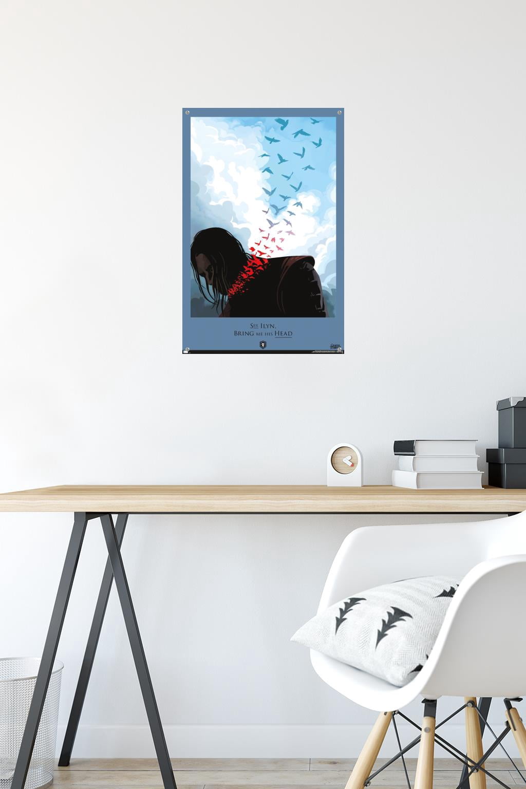 Game of Thrones - Head Wall Poster with Pushpins, 14.725" x 22.375"