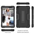 thumbnail image 2 of Case Fit Samsung Galaxy Tab A with S Pen 8.0 2019 Hybrid Shockproof Rugged Drop Protection Cover Built with Kickstand for Galaxy Tab A with S Pen 8.0 SM-P200 SM-P205 Tablet(Black+Black), 2 of 7