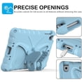 thumbnail image 5 of KOMI Kids Case for iPad Mini 1st/2nd/3rd/4th/5th Generation 7.9-inch - Screen Protector Included - Butterfly Kickstand - Child Friendly EVA Foam Shockproof Cover Case with Shoulder Strap Baby Blue, 5 of 5