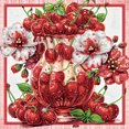 thumbnail image 1 of Kit Con Forma Especial Parcial DIY 5D Flores 30x30cm, 1 of 9