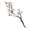 White, variant on jiaroswwei Artificial Wintersweet Picks UV Resistant Fake Plum Blossom Stem Home Office Wedding Party Faux Flower Branch Decoration