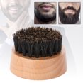 thumbnail image 4 of Cepillo para dar forma a la Limpieza de la Barba Conde Madera, Pelo de Jabalí Sintético, Removedor de Enredos de Nudos Rizados, Promueve La Producció de Aceite Paraite, 4 of 7
