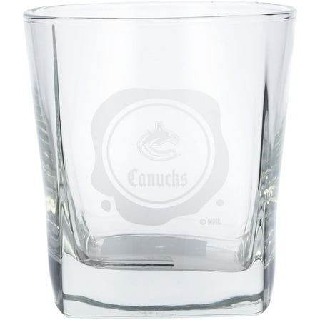 Vancouver Canucks 14oz. Frost Stamp Old Fashioned Glass