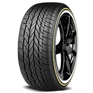 1 Vogue Tyre Custom Built Radial Blue White Sidewall 245/40R20 99V