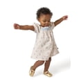 thumbnail image 3 of Modern Moments by Gerber Baby Girl Puff Sleeve Dress and Diaper Cover, 2-Piece, Sizes 0/3 Months - 24 Months, 3 of 12