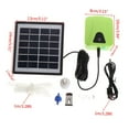 thumbnail image 5 of BEADCEST Solar Aerator For Water Trough Oxygen Pump ABS Green Aeration 1 Set, 5 of 5