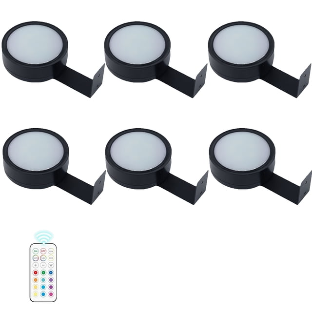 ZheElen ABS Magnetic Picture Lights For Remote Magnetic ABS LED RGB colors, with For Art Display Battery For Wall LED Lighting Light