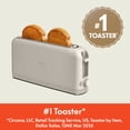 thumbnail image 4 of bella 2-Slice Slim Toaster with Extra Long Slot, 6 Setting Shade Control with Reheat & Cancel Buttons, Oatmilk, 4 of 17