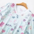 thumbnail image 2 of HLSOHJP Women's Cotton Nightgown Short Sleeve Cartoon Printed Sleep Dress Soft Summer Sleepwear Nightdress, 2 of 4