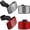 4Pcs, variant on 2Pcs Bike Spoke Reflectors, Front and Rear Wheel Reflective Clips Red and White, Bicycle Safety Warning Reflectors for Cycling Handlebar Seatpost