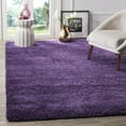 thumbnail image 3 of SAFAVIEH Milan Harlow Solid Plush Shag Area Rug, Purple, 9' x 9' Square, 3 of 13