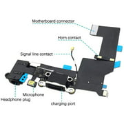 Brand New Charging Port Headphone Jack Flex Cable Replacement for iPhone 5s (Black)