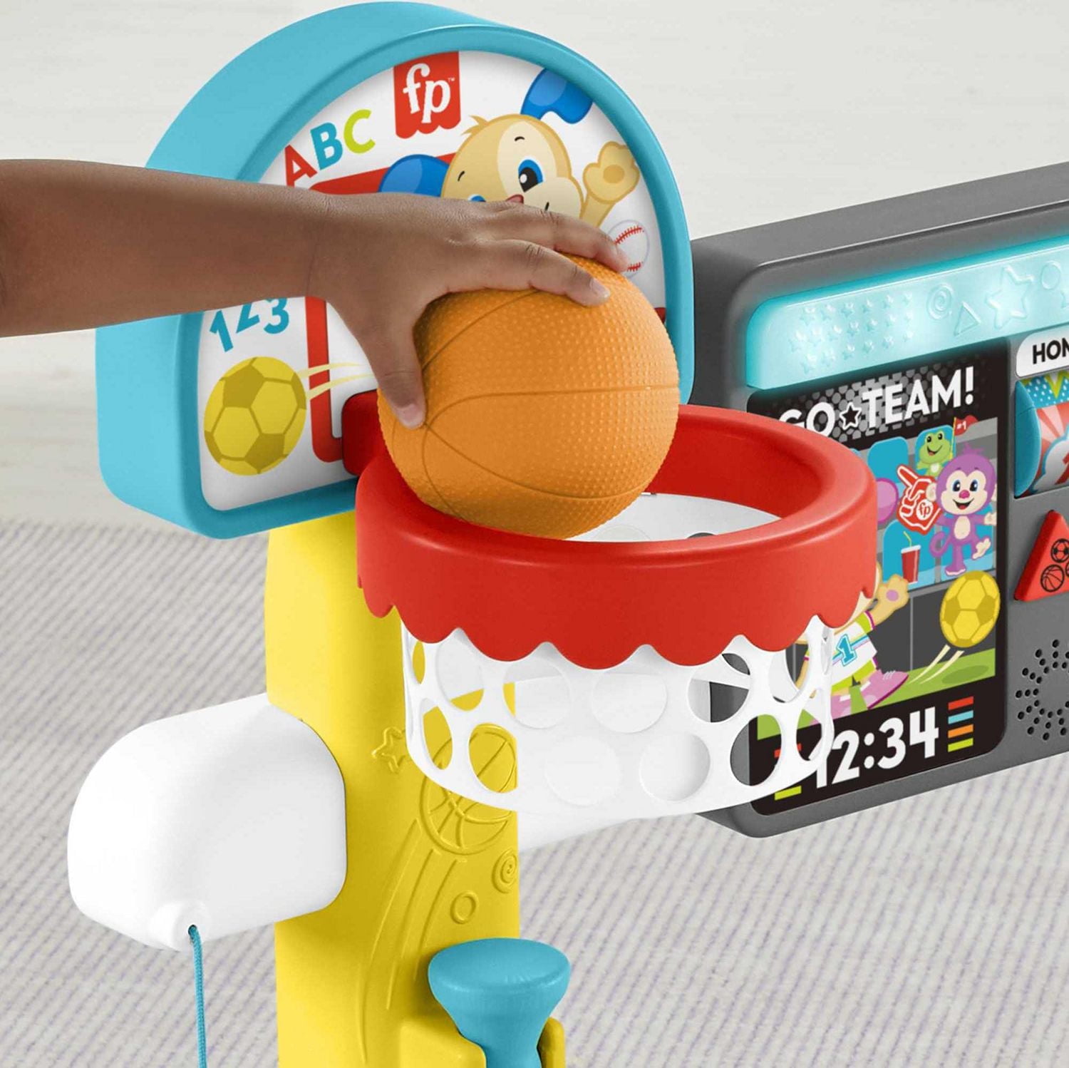 Fisher-Price Laugh & Learn 4-in-1 Game Experience Toddler Sports Play Center - English Version