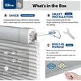 thumbnail image 5 of Regal Living White EZ Grip No Drill Light Filtering Cellular Shade - 19" W x 36" L, 5 of 5
