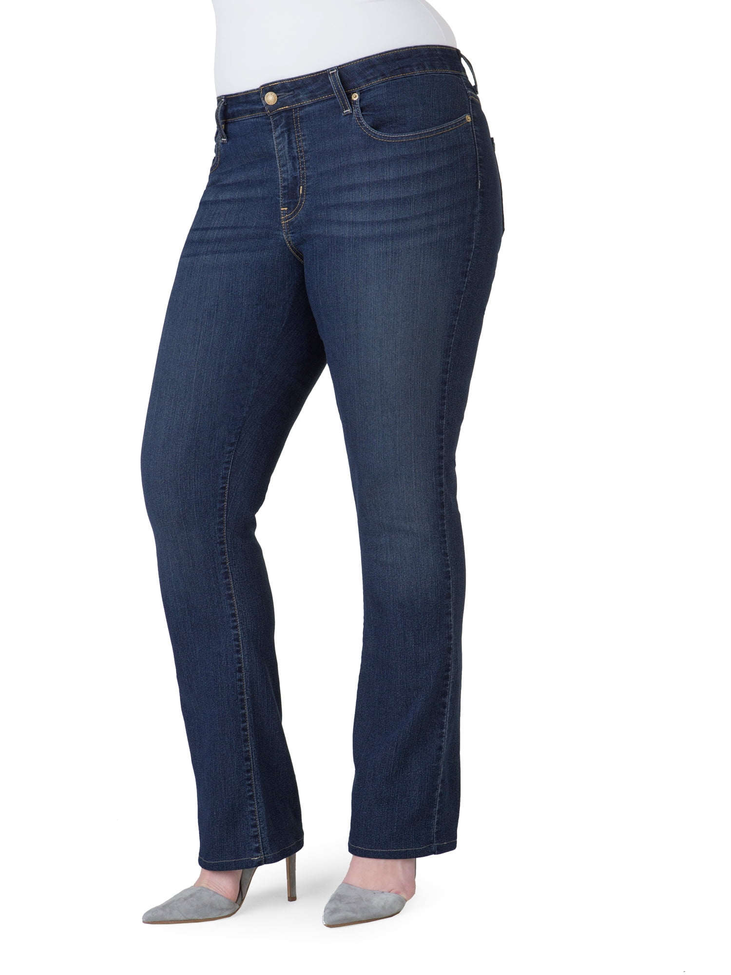 Signature by Levi Strauss & Co. - Women's Plus Modern Bootcut Jeans ...
