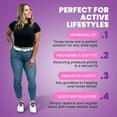 thumbnail image 4 of Bread Elastic Shoelaces, No Tie Stretch Shoelaces for Easy Slip-on, Cosmic Purple, 54", 4 of 6