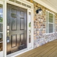 thumbnail image 4 of LNC Outdoor Light Fixture, Farmhouse Exterior Wall Lantern in Black with Textured Glass, 4 of 10