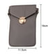 thumbnail image 2 of Pequeños monederos cruzados para teléfono celular para mujer, bolsos tipo cartera para teléfono celular con bolsillo para monedas, gris oscuro, 2 of 5