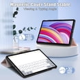 thumbnail image 2 of Tablet Cases Case Compatible with Redmi Pad SE Pro 12.1" Tri-Fold Smart Tablet Case,Ultra Slim Lightweight Stand Case Hard PC Back Shell Folio Case Cover,Auto Sleep/Wake Tablet Case Tablet PC Case, 2 of 7