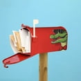 thumbnail image 6 of Yiaed Cool Crocodile With Sunglasses Print Mailbox Covers, Magnetic Mailbox Cover, Mail Box Covers for Garden Outdoor Decor Box Covers-25.5x21 in, 6 of 8